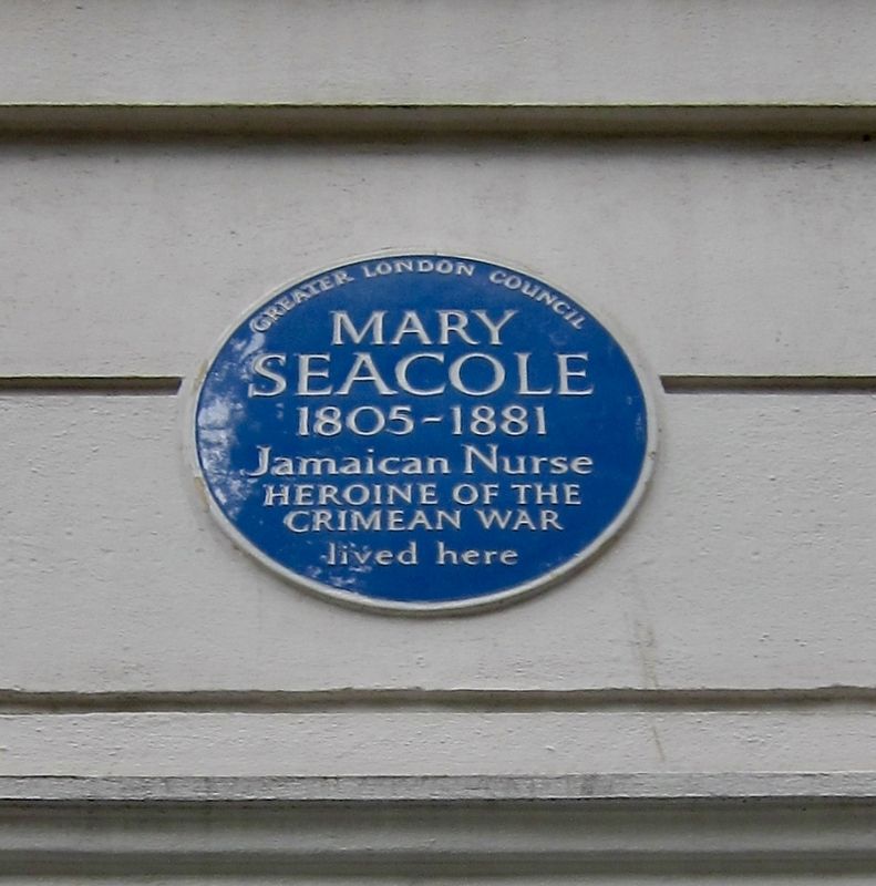 Mary Seacole Marker image. Click for full size.