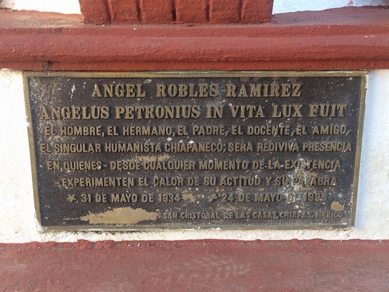 Ángel Robles Ramírez Marker. Click for full size. Ángel Robles Ramírez Marker image. Click for full size.