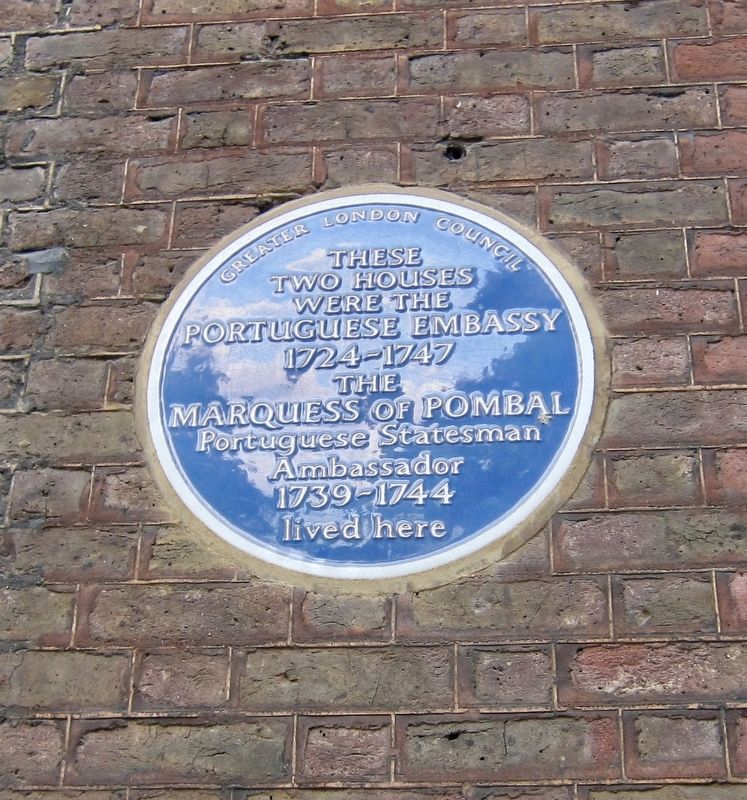 The Portuguese Embassy Marker. Click for full size. The Portuguese Embassy Marker image. Click for full size.