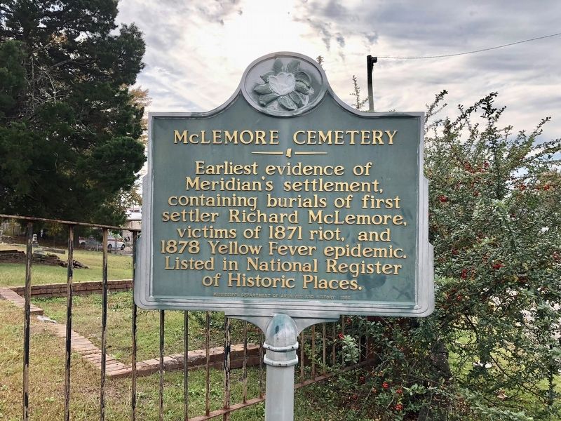 McLemore Cemetery Marker image. Click for full size.