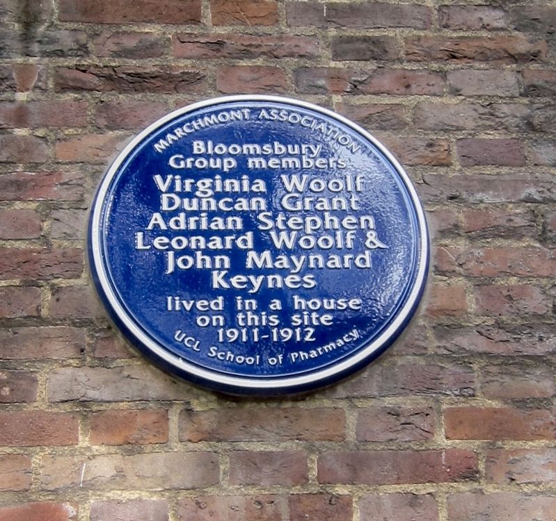 The Bloomsbury Group Marker. Click for full size. The Bloomsbury Group Marker image. Click for full size.