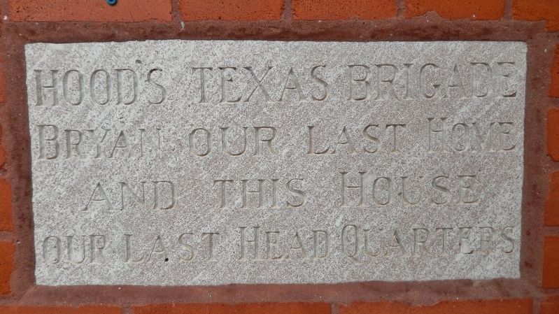 Carnegie Public Library: Hood's Brigade Plaque image. Click for full size.