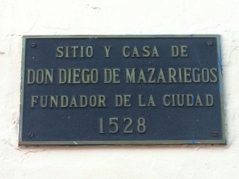 An additional Mazariegos House Marker image. Click for full size.