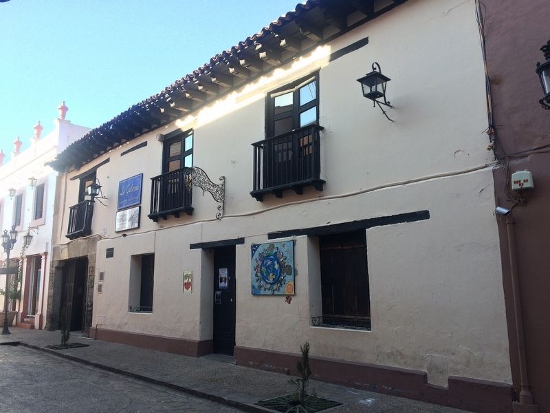 A wide view of the additional Mazariegos House Marker. Click for full size. A wide view of the additional Mazariegos House Marker image. Click for full size.