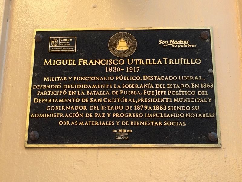 Miguel Francisco Utrilla Trujillo Marker image. Click for full size.