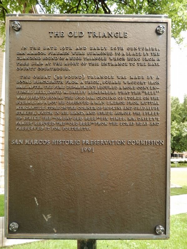 The Old Triangle Marker image. Click for full size.