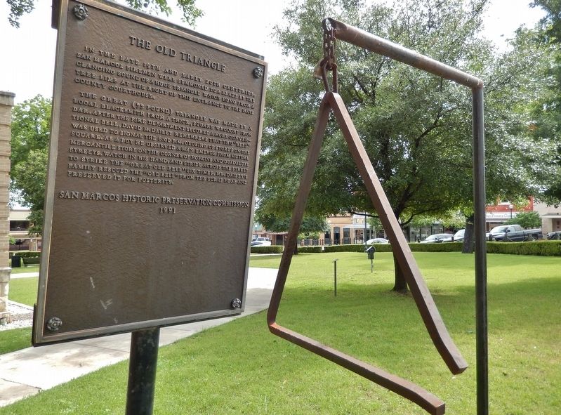 The Old Triangle Marker (<i>wide view</i>) image. Click for full size.
