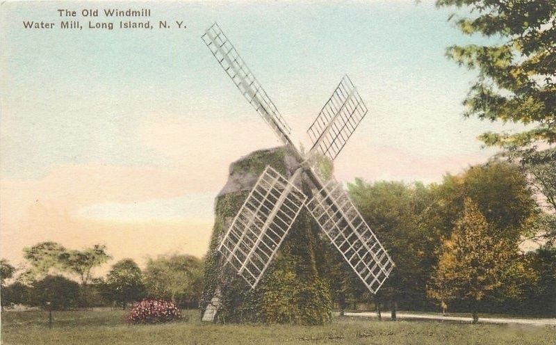 <i>The Old Mill, Water Mill, Long Island, N.Y.</i> image. Click for full size.