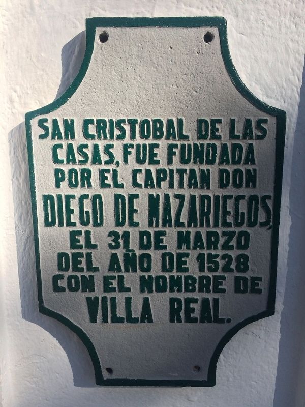 The History of San Cristbal de las Casas Marker image. Click for full size.