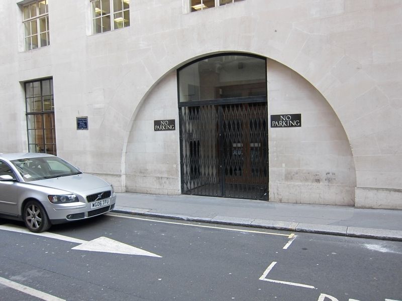 Samuel Pepys Marker - Wide View image. Click for full size.