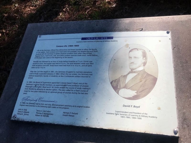 Campus Life Marker. Click for full size. Campus Life Marker image. Click for full size.