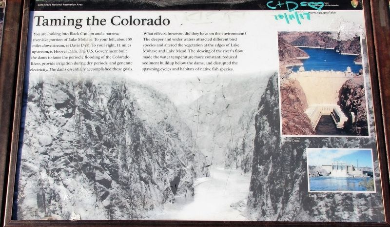 Taming the Colorado Marker image. Click for full size.