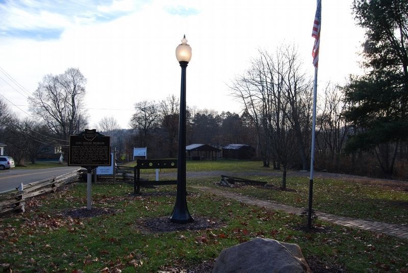 Log House Museum Marker image. Click for full size.
