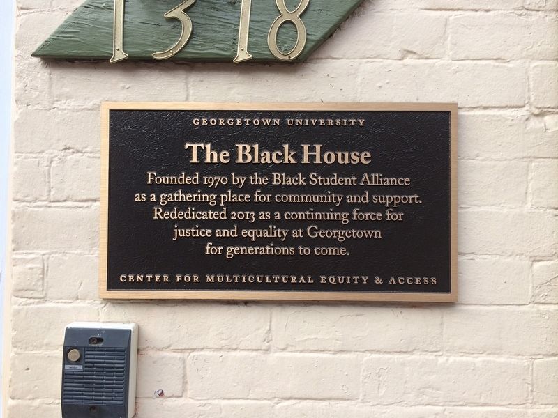 The Black House Marker. Click for full size. The Black House Marker image. Click for full size.