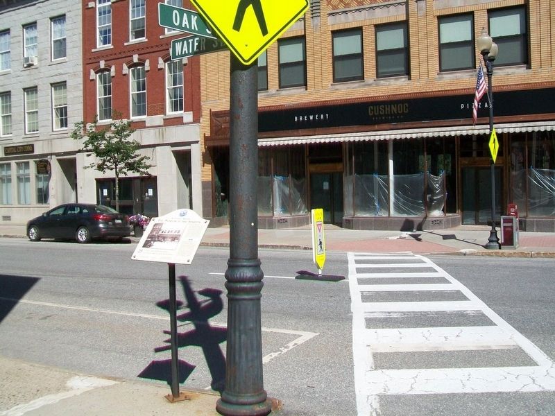 A New Look for Water Street / Un nouvel arrivant dans Water Street Marker image. Click for full size.