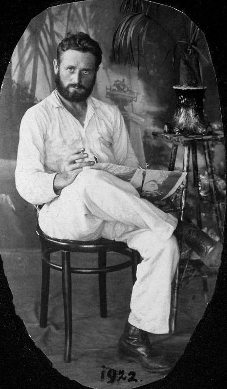 Frans Blom early in his career. Click for full size. Frans Blom early in his career image. Click for full size.