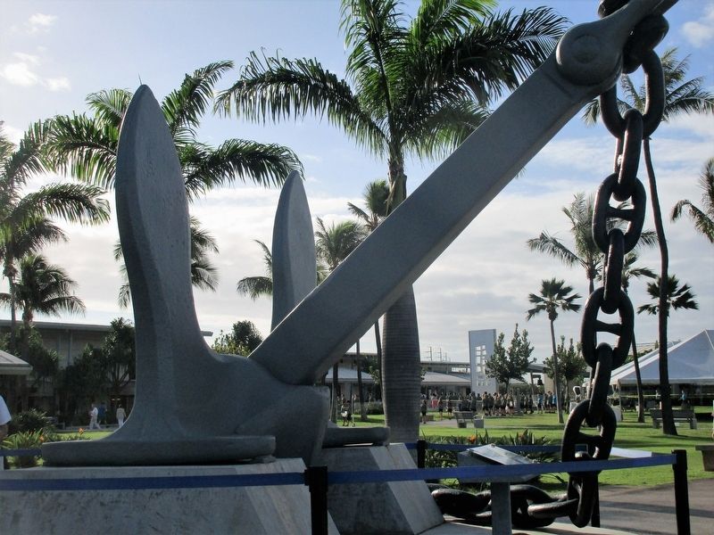 USS Arizona Anchor Marker. Click for full size. USS Arizona Anchor Marker image. Click for full size.