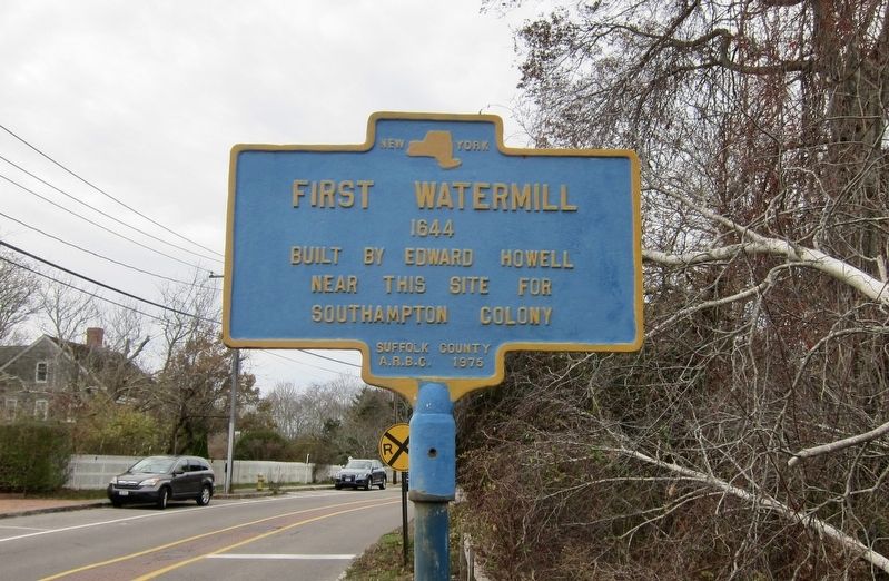 First Watermill Marker image. Click for full size.