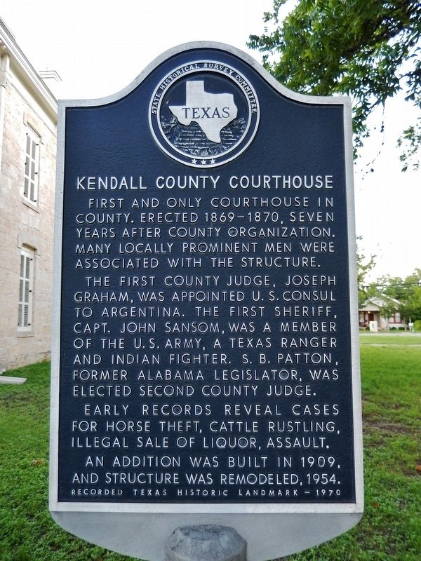 Kendall County Courthouse Marker image. Click for full size.