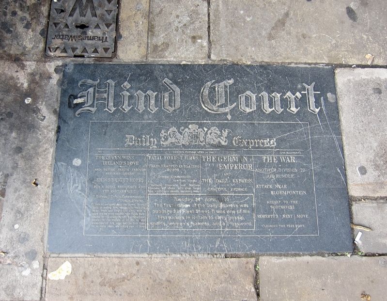 The Daily Express Marker. Click for full size. The Daily Express Marker image. Click for full size.