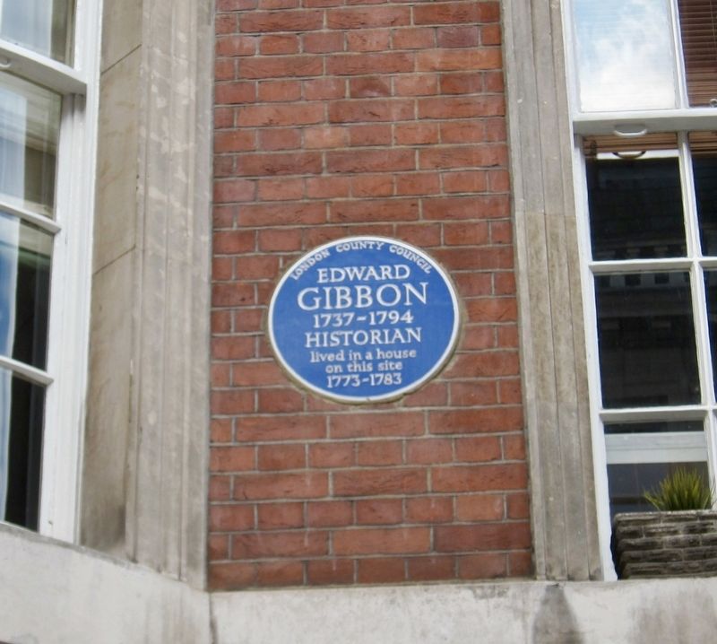 Edward Gibbon Marker image. Click for full size.