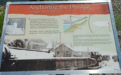 Anchoring the Dredge Marker image. Click for full size.