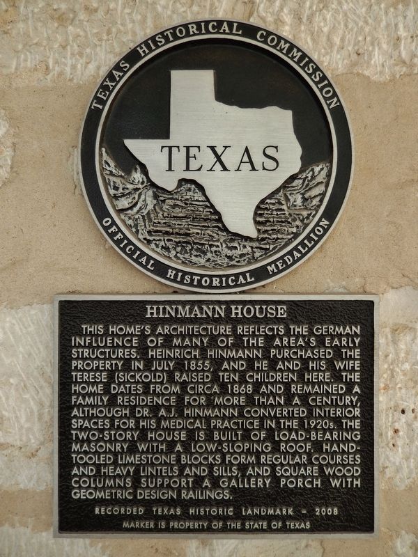 Hinmann House Marker image. Click for full size.