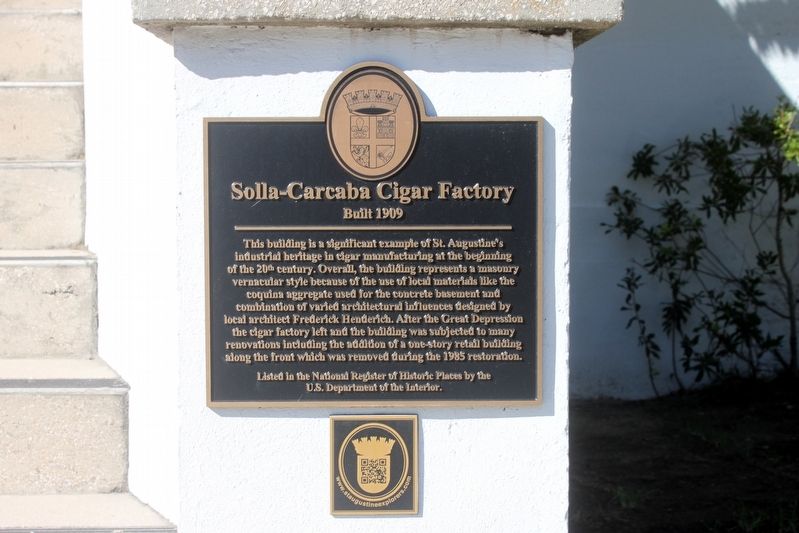 Solla-Carcaba Cigar Factory Marker image. Click for full size.