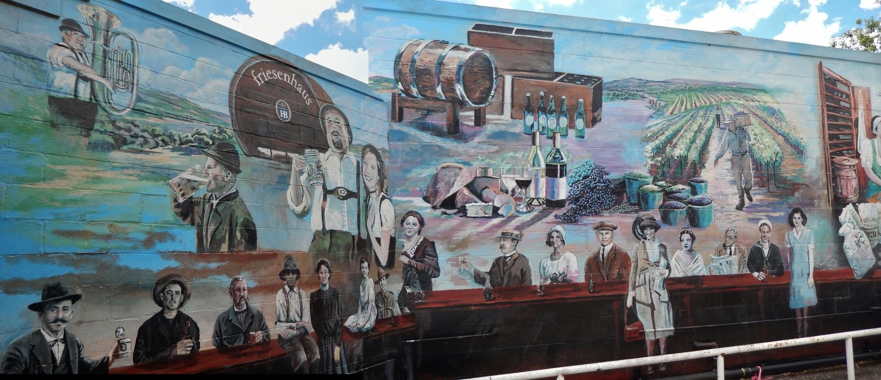 Spass und Gemutlichkeit Mural. Click for full size. Spass und Gemutlichkeit Mural image. Click for full size.