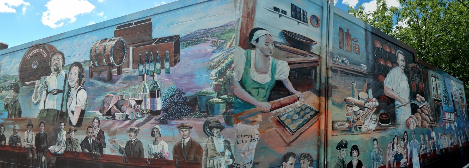Spass und Gemutlichkeit Mural. Click for full size. Spass und Gemutlichkeit Mural image. Click for full size.