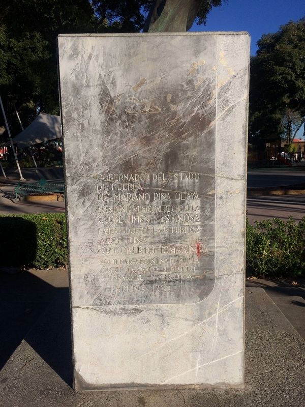 Bernardino Rivadavia Marker. Click for full size. Bernardino Rivadavia Marker image. Click for full size.