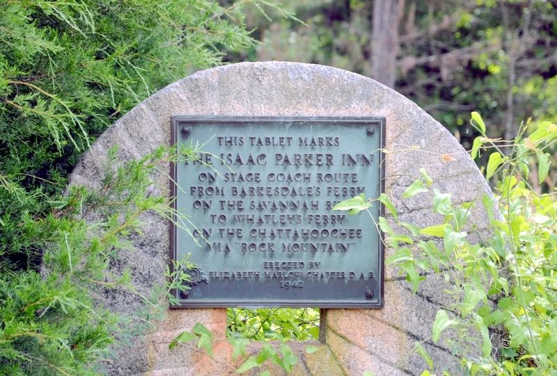 The Isaac Parker Inn Marker. Click for full size. The Isaac Parker Inn Marker image. Click for full size.
