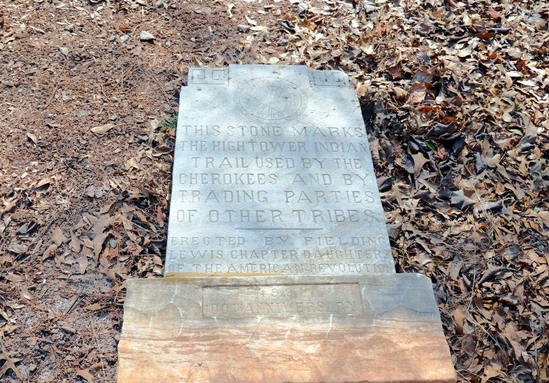 Hightower Indian Trail Marker. Click for full size. Hightower Indian Trail Marker image. Click for full size.