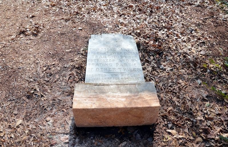 Hightower Indian Trail Marker. Click for full size. Hightower Indian Trail Marker image. Click for full size.