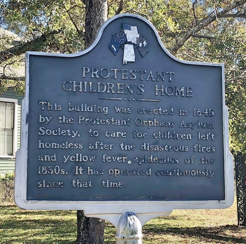 Protestant Children's Home Marker. Click for full size. Protestant Children's Home Marker image. Click for full size.