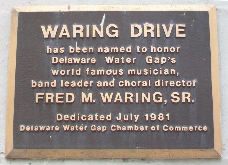 Waring Drive Marker. Click for full size. Waring Drive Marker image. Click for full size.