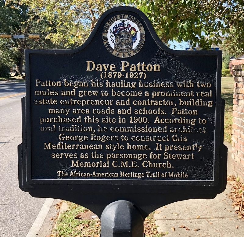 Dave Patton Marker image. Click for full size.