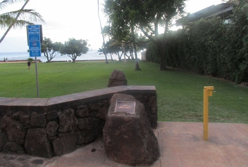Le’Ahi Beach Park Marker. Click for full size. Le’Ahi Beach Park Marker image. Click for full size.