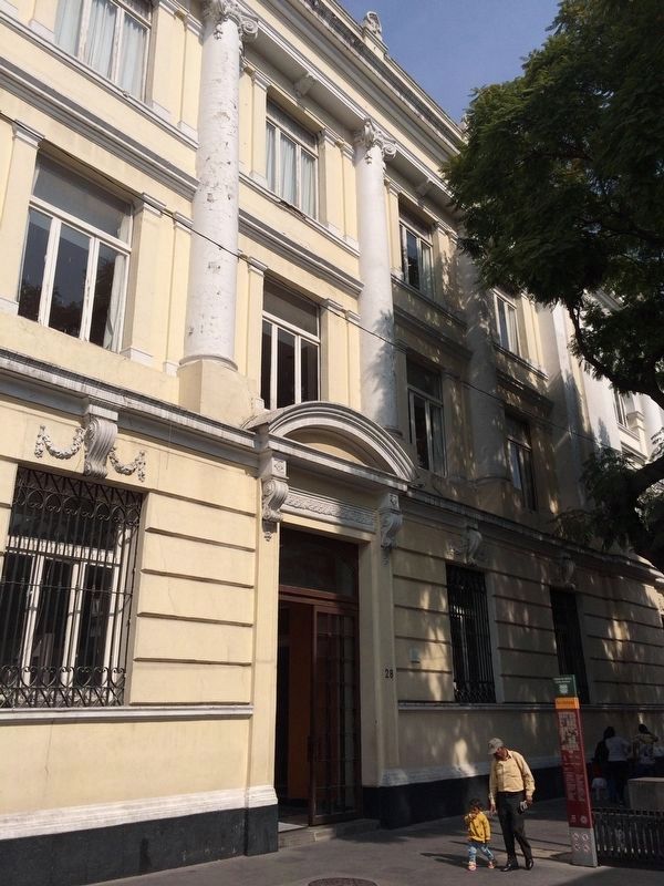 The Former School of Jurisprudence Marker image. Click for full size.