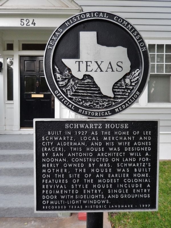 Schwartz House Marker image. Click for full size.