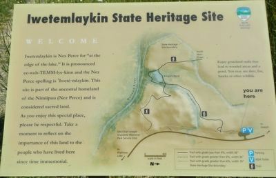 Iwetemlaykin State Heritage Site Marker. Click for full size. Iwetemlaykin State Heritage Site Marker image. Click for full size.