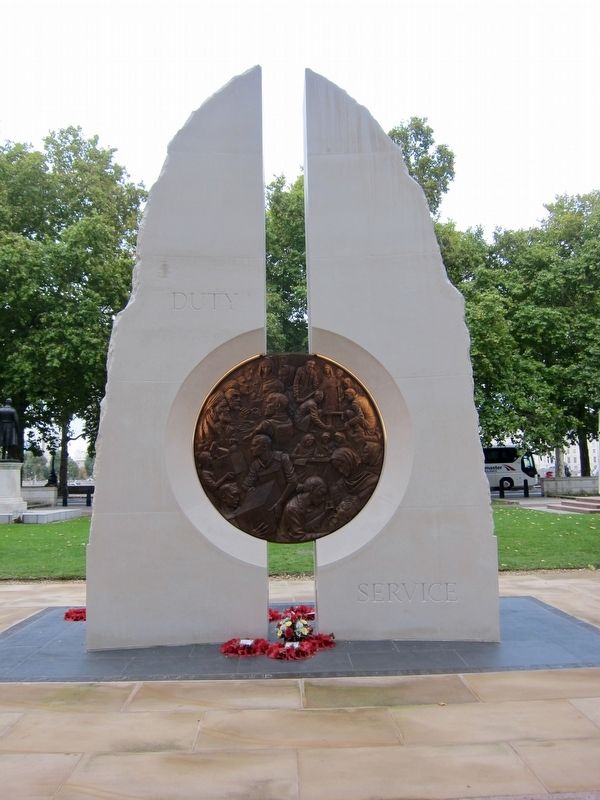 Iraq and Afghanistan Memorial - Reverse image. Click for full size.