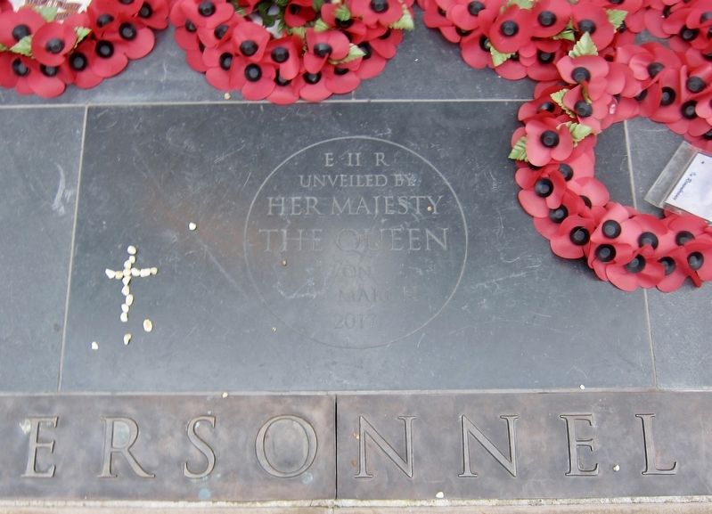 Iraq and Afghanistan Memorial - Dedication inscription. Click for full size. Iraq and Afghanistan Memorial - Dedication inscription image. Click for full size.