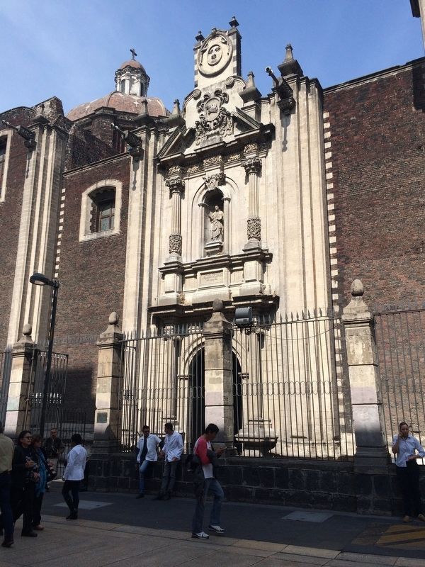 Temple of the Professed or San José del Real Marker. Click for full size. Temple of the Professed or San José del Real Marker image. Click for full size.