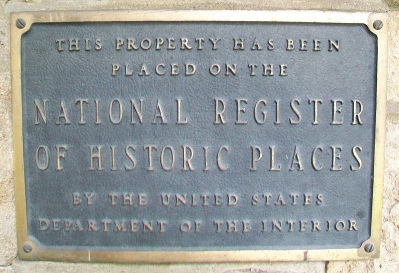 Worthington Hall NRHP Marker image. Click for full size.