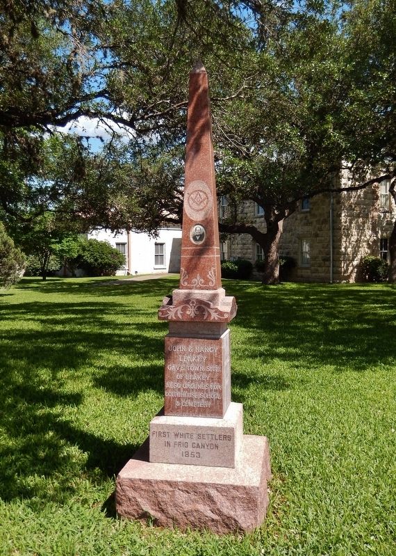 John & Nancy Leakey Memorial (<i>near marker</i>) image. Click for full size.