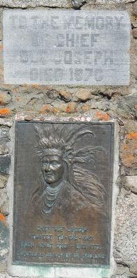 Chief "Old" Joseph Marker image. Click for full size.