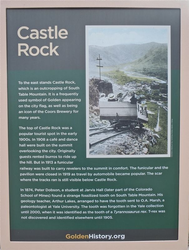 Castle Rock Marker. Click for full size. Castle Rock Marker image. Click for full size.