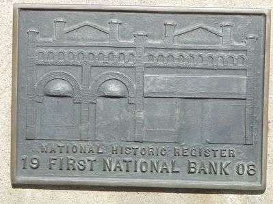 19 First National Bank 08 Marker image. Click for full size.