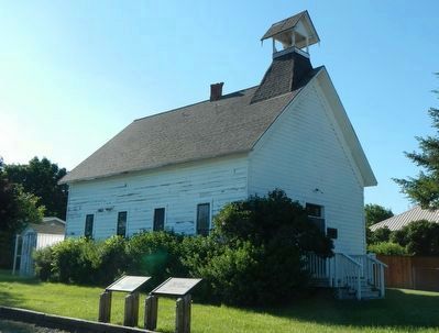 Imbler Church and Marker. Click for full size. Imbler Church and Marker image. Click for full size.